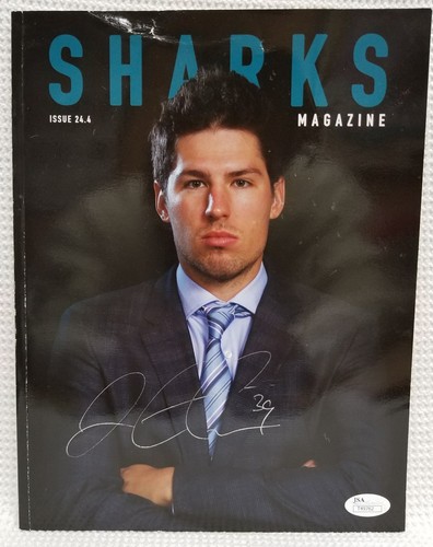 LOGAN COUTURE Signed Autographed San Jose Sharks Magazine. JSA - Picture 6 of 6