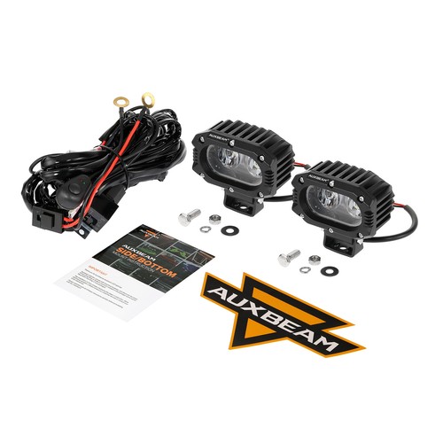 AUXBEAM 2pcs 4"inch LED Work Light Flood Ditch Light For 2019-2024 Ram 2500 3500 - Picture 9 of 12