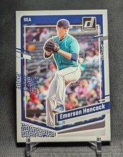 Emerson Hancock Prospect Rookie Card 2023 Panini Donruss #144 Seattle Mariners 