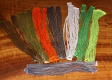 Hareline Dubbin' GRIZZLY MICRO SILICONE LEGS Fly & Jig Tying