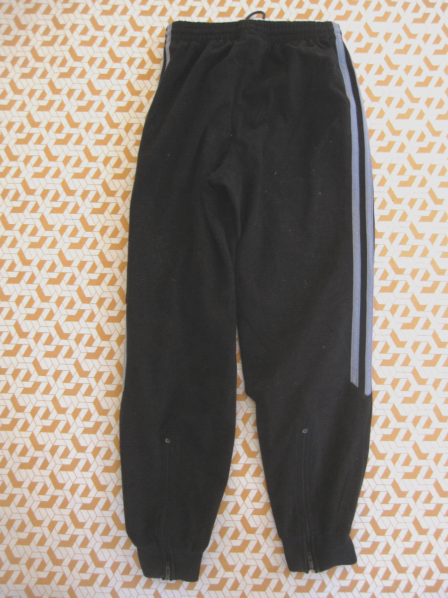 Pantalon Adidas One World 80'S Noir Velour Survetement vintage