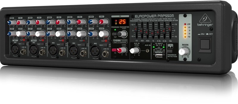 4033653013093 Behringer PMP550M Audio-Mixer 5 Kanle 20 - 20000 Hz Schwarz Behri 54390₽