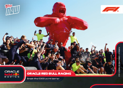 ➠ Topps Now Formula 1 2022 #44 Oracle Red Bull Racing - Max