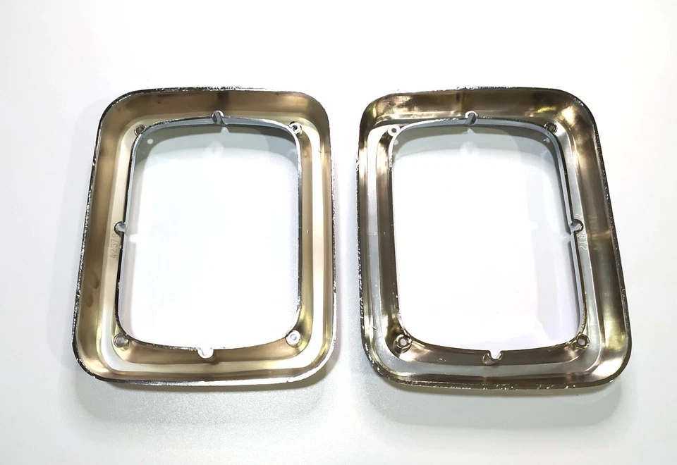 Juego de par de bisel de faros derecho derecho derecho 10,5 X 8,5" para Volvo Wg64 1996 Foto 4 de 4