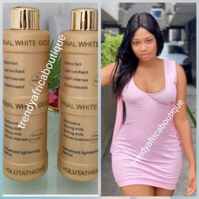 2 bottle sale: Original Final white gold body lotion 500ml x 2