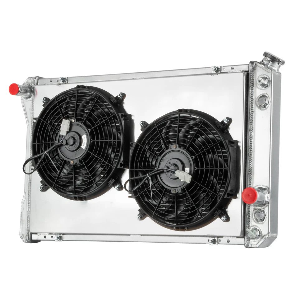 3-Row Radiator&Shroud Fan Fit 1982-1992 86 Chevy Camaro / Pontiac Firebird 5.0L Foto 4 de 4