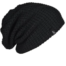 	FORBUSITE Mens Slouchy Long Oversized Beanie Knit Cap for Summer Winter B08	