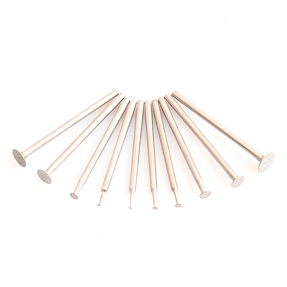 0.5 - 8mm Diamond Burr Grinding Head Bit 2.35mm Shank for Dremel Rotay Tools - Image 2 of 4