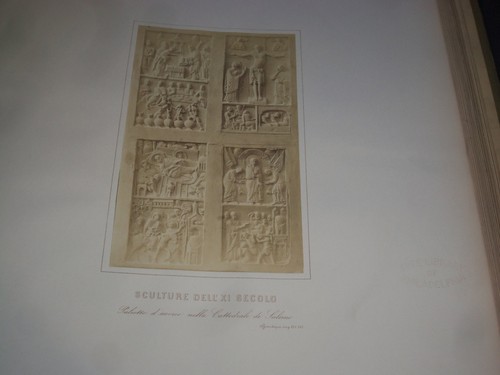 1871 STUDI SUI MONUMENTI DELLA ITALIA MERIDIONALE SALAZARO VOLUME NO. 1 - Z 7 - Picture 10 of 12