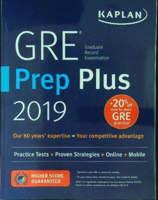 GRE PREP PLUS 2019 AA.VV. KAPLAN 2019 \