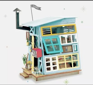 Robotime 3d Diy Mini Doll House Wooden Puzzle Handmade Home Miniature Dgm03 Ebay