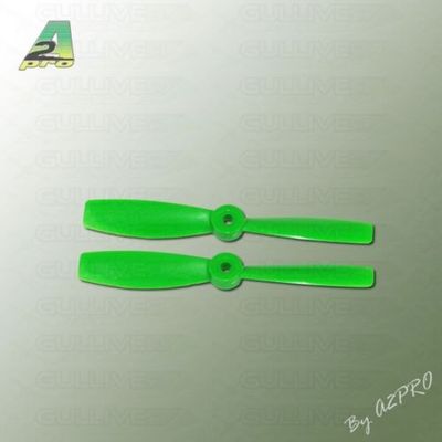2 GEMFAN 5X4 GREEN AIRPLANE PROPELLER Indoor and Pakflyers RADIO REMOTE CONTROL