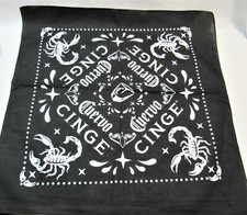 Jose Cuervo Cinge Bandana Black Head Scarf New