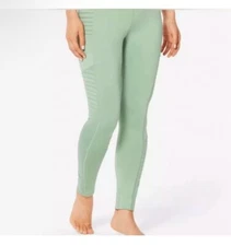 Ruby Ribbon Green Slimming Moto Leggings XL