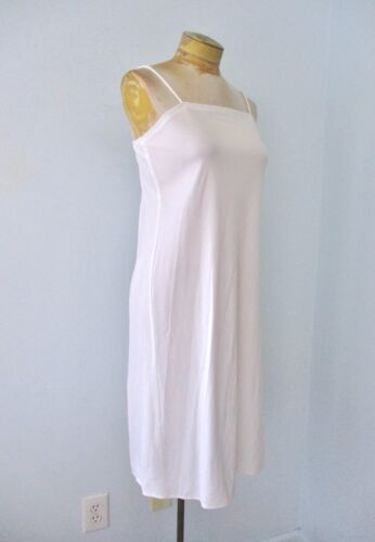 Vtg 70s 80s White Sheer Chiffon Pink Floral Dress Ruffle Neck Slip Lining Belt 8 - Picture 10 of 14