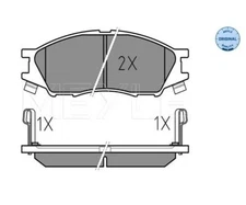 Brake pad set, disc brake Meyle 0252464815/W for Nissan
