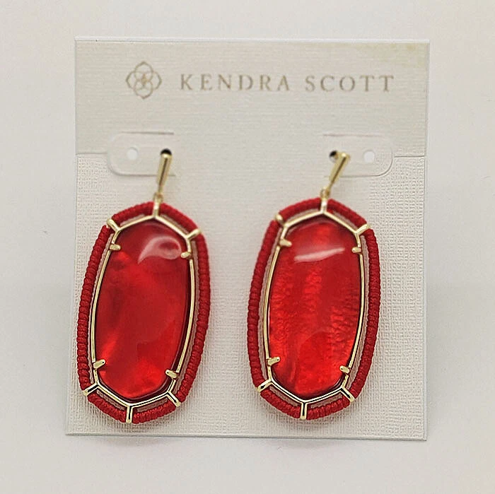 Kendra scott red elle best sale earrings