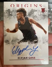 Elyjah Goss 2021 Panini Chronicles Origins Draft Picks 19/99