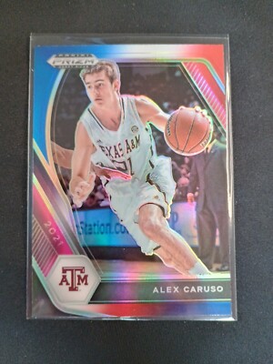2021-22 Panini Prizm Draft Picks Basketball Alex Caruso #76 RWB