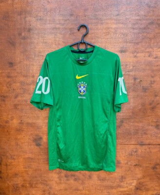 BRAZIL NATIONAL TEAM 2010/2011 TRAINING FOOTBALL SHIRT NIKE SIZE M