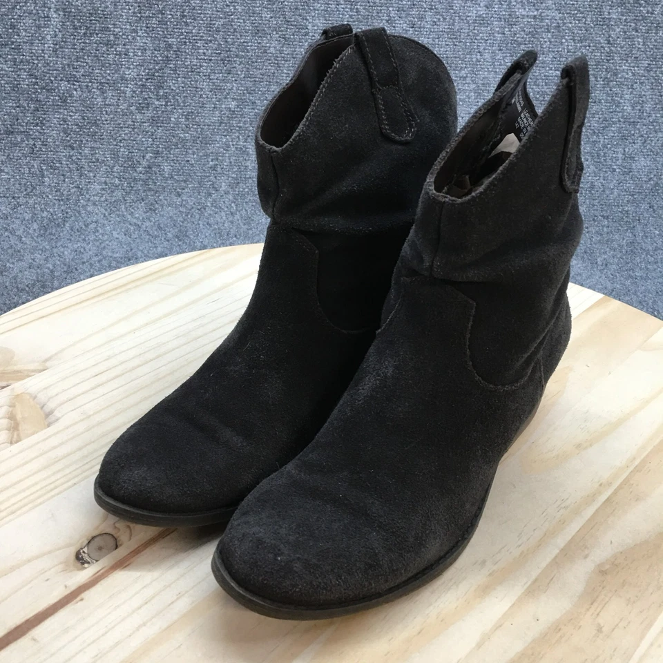 Женские сапоги вестерн White Mountain 8,5 M Slammin серые кожаные без застежек - Изображение 3 из 4