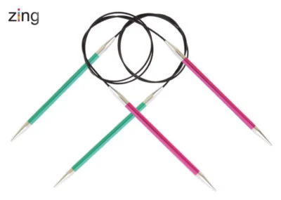 KNITPRO Knit Pro ZING Rundstricknadeln 2,00 - 5,00 mm / Länge 25-150 cm