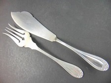 Historistisches Fischvorlege Besteck