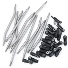 10PC/SET Stainless Steel Link Rod Linkage for RC Crawler 1/10 Axial Wraith 90018