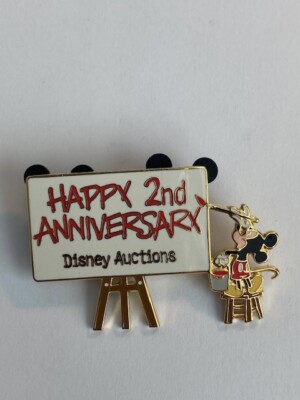Disney Auction Store 2nd Anniversary Mickey Painting Disney Pin LE100 (A1)