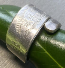 Vintage Ring Sir Winston Churchill Sterling Estate Fine Jewelry Pre-Owned Sz 6.5