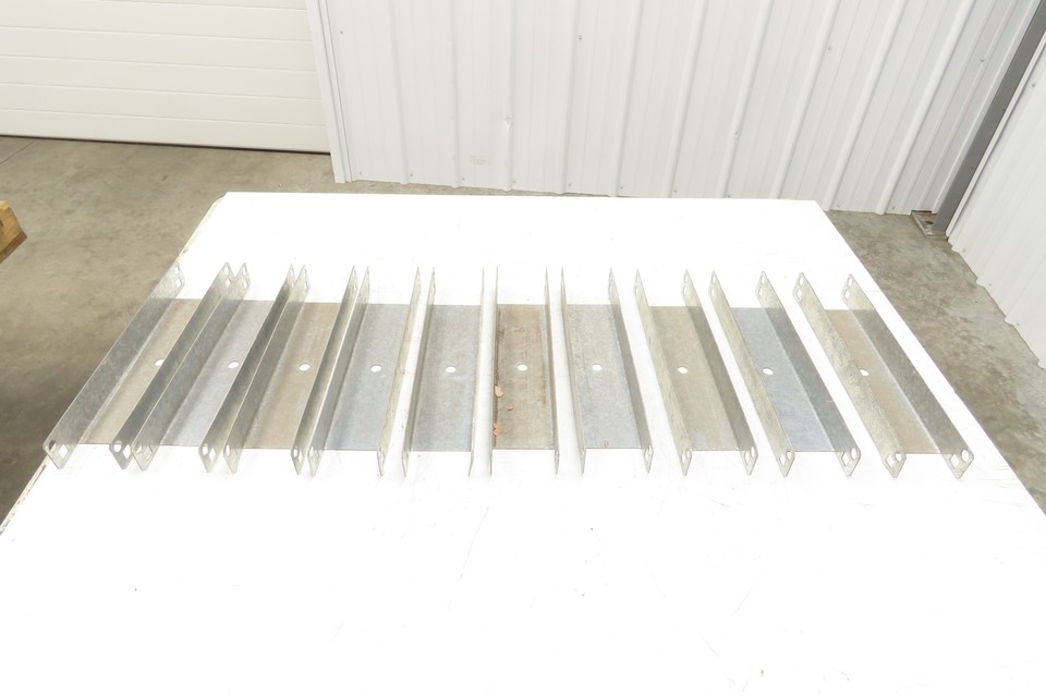 Pallet Rack 12" Spacer Back to Back Row Galvanized Steel Teardrop Lot of 10 eBay