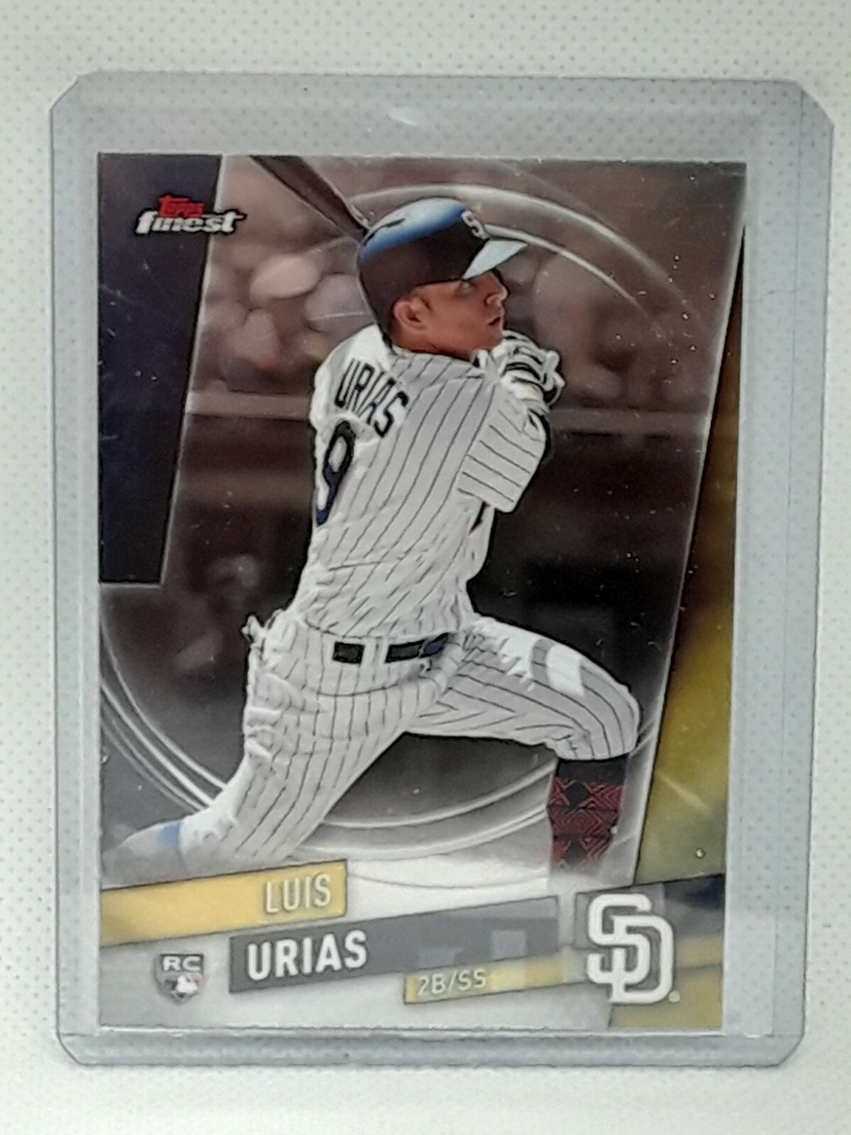 Luis Urias #56 Baseball Cards 2019 Topps Finest trading card — raw and PSA graded price guide