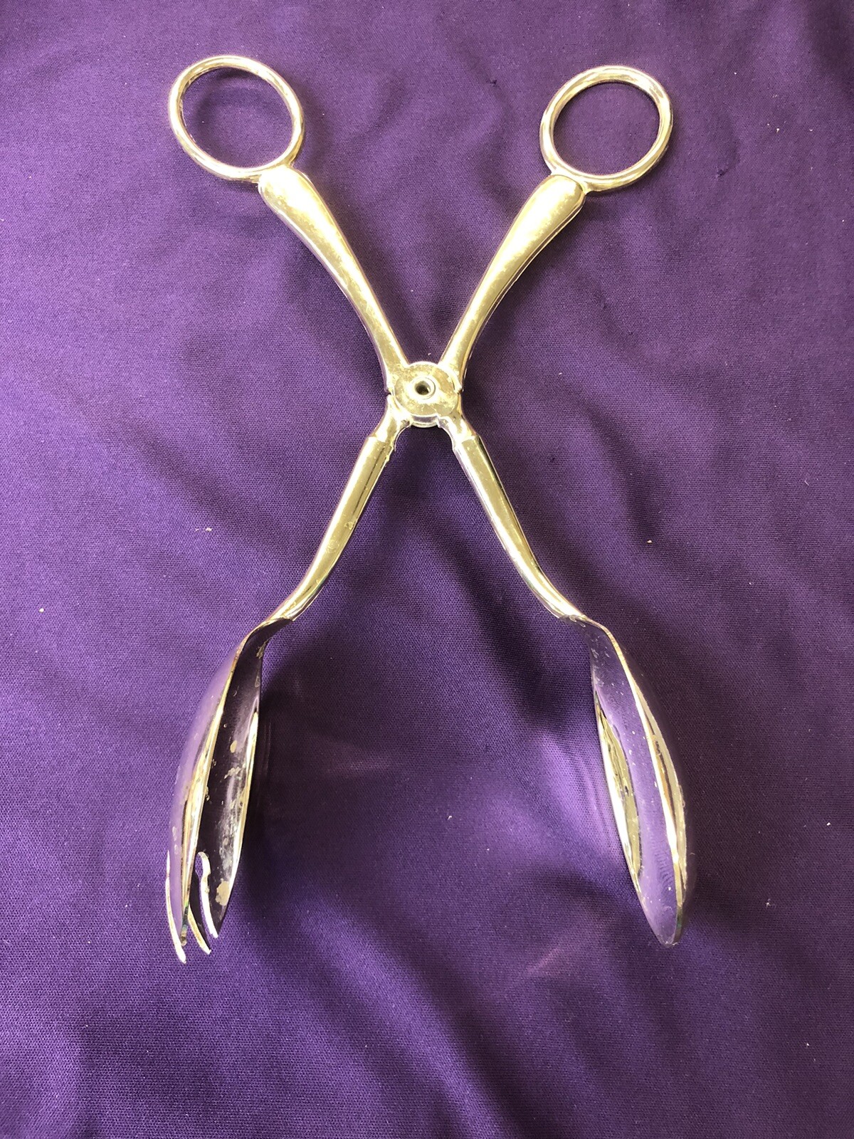 NOS Vintage FB Rogers Italy Silverplate Salad Tongs eBay