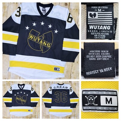 Wu Tang 36 C.R.E.A.M. Hockey Jersey Limited Edition Size M Wu Tang 36 C.R.E.A.M. Hockey Jersey Limited Edition Size M