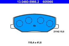 ATE 13.0460-5966.2 brake pad set, disc brake for Suzuki