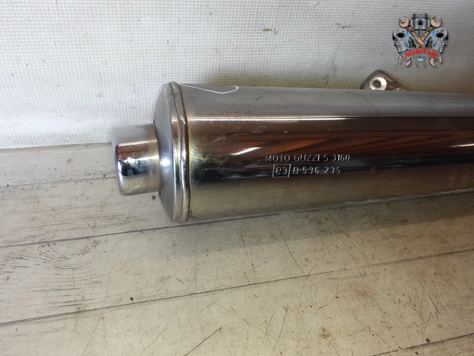SILENCIEUX ECHAPPEMENT DROIT GUZZI 750 NEVADA DE 2000 à 2004 - REF : 125 - Photo 2/4