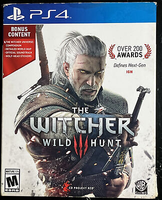 The Witcher 3 WILD HUNT - PS4 w/ Bonus Content. Walmart Exclusive 