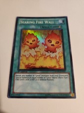 Searing Fire Wall HA05-EN027 Super Rare 1st Edition