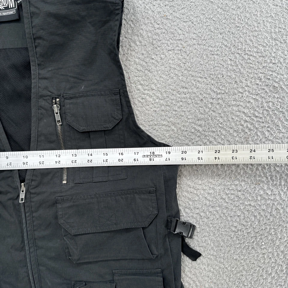 Colete Magnum Essential Equipment preto com zíper completo masculino tamanho pequeno LEIA - Imagem 4 de 4