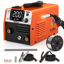 HITBOX 200A MIG/TIG/MMA Welding Machine Inverter Gasless MIG Welder For Beginner