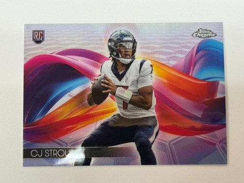 CJ STROUD [Chrome Helix] #HX2 2023 Topps Composite card