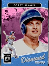 2017 Donruss Optic Diamond Kings #14 Corey Seager Pink Los Angeles Dodgers (L)