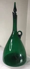 VINTAGE BLENKO GLASS DECANTER 972 WINSLOW ANDERSON EMERALD GREEN 14.75"