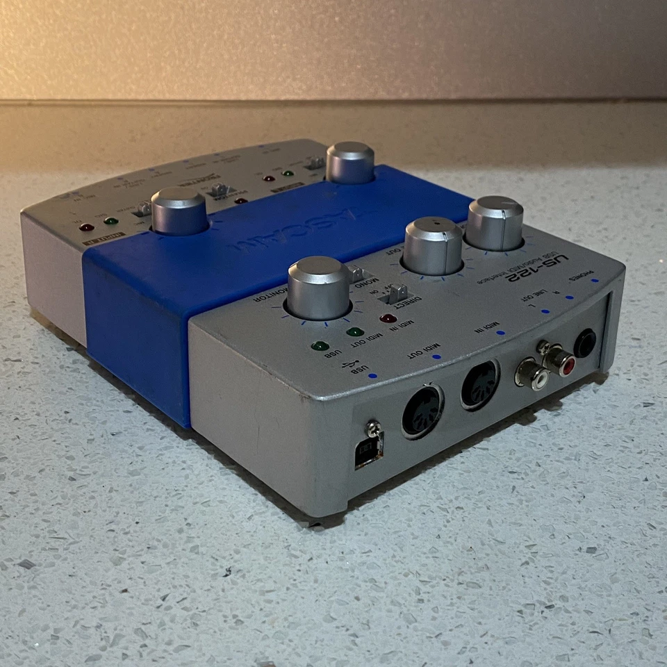 Tascam US-122 - 2 Channel - USB Audio MIDI Interface DJ Mixer - Image 4 of 4