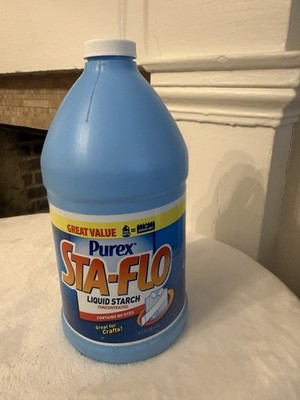 (1) Purex Sta Flo Liquid Starch Concentrated 64 Oz Crafts Quilting Discontinued