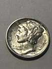 1943 D BU BEAUTIFULL  Mercury Dime  FULL STAFF   N489