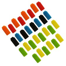 30Pcs USB Charger Dust Plug Silicone Cover Protector for Ports Random Color