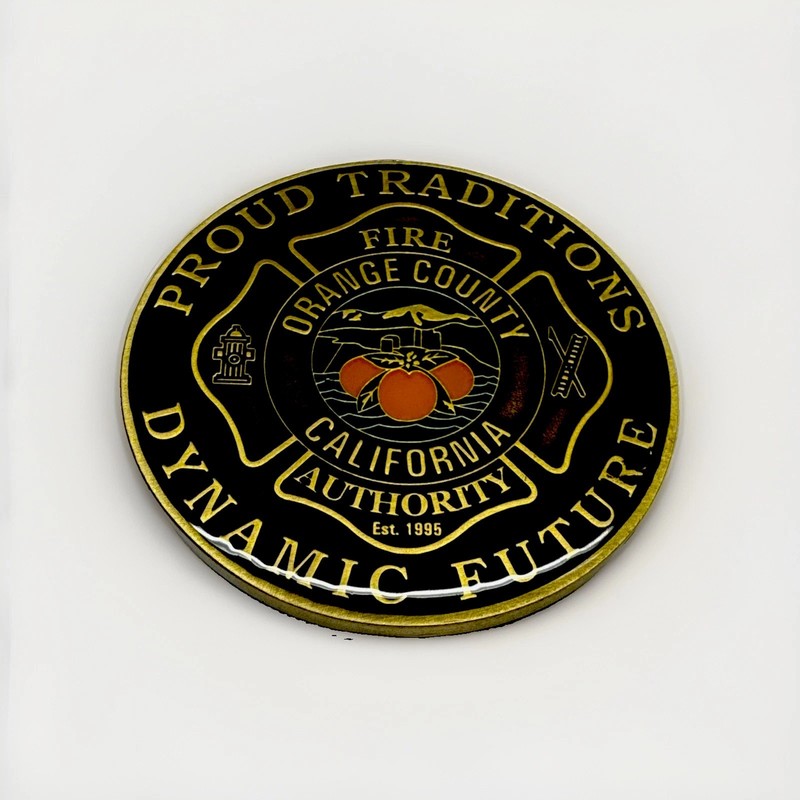 Orange County Fire Authority Firefighter Challenge Coin CA Fire  Department
