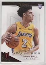 2017-18 Panini Chronicles Momentum Red 103/249 Lonzo Ball #337 00jz