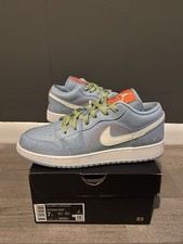 Nike Air Jordan 1 Low SE GS Youth AJ1 Blue Stitch DO8227-400 CC